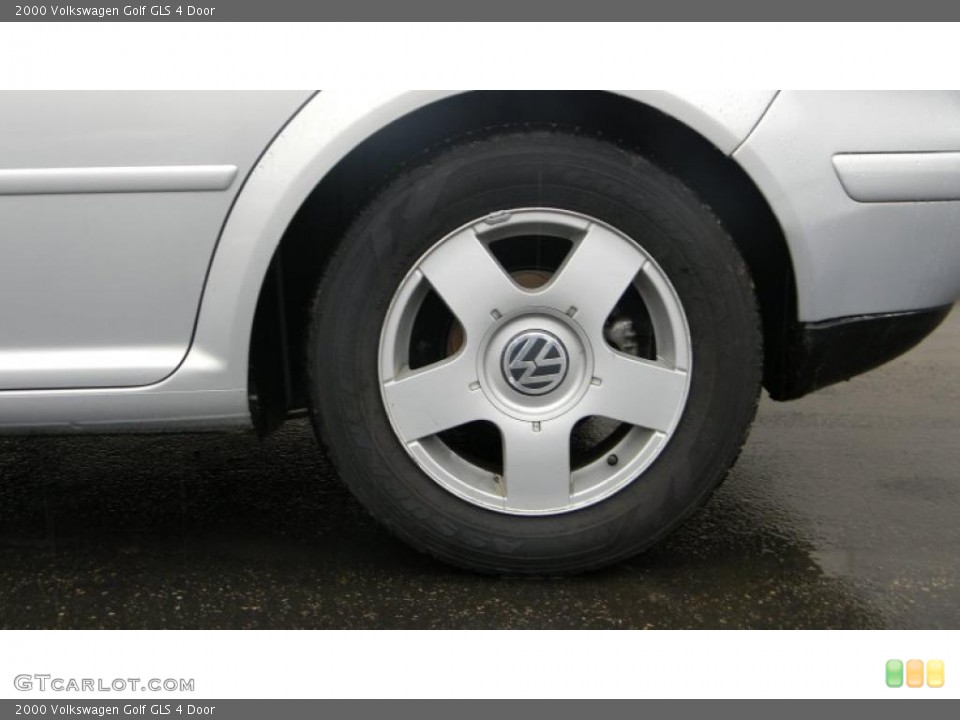 2000 Volkswagen Golf GLS 4 Door Wheel and Tire Photo #44951082