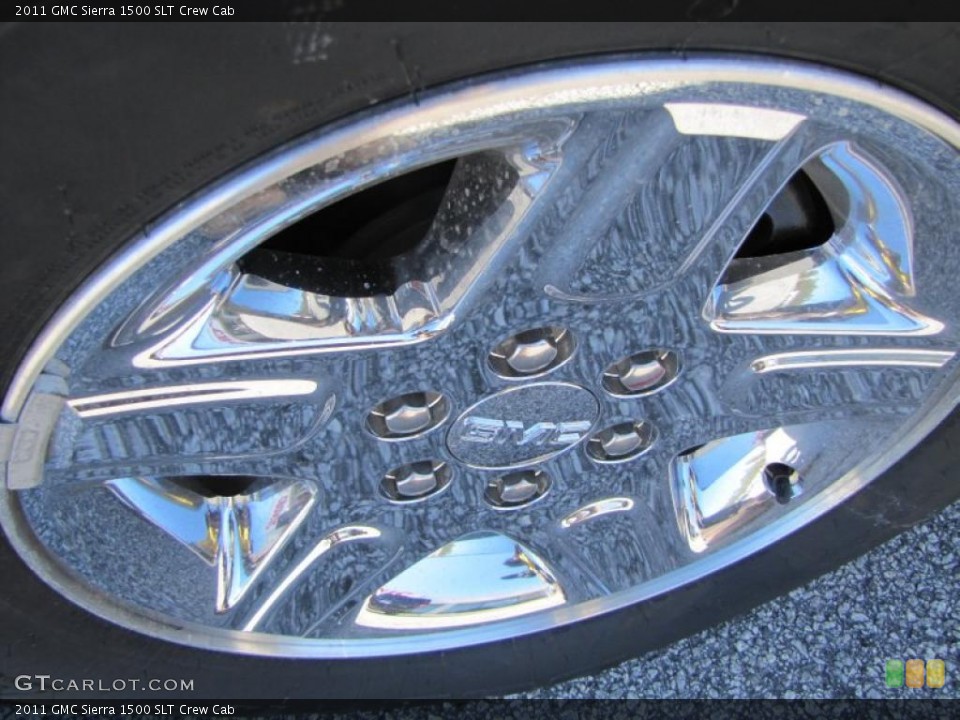 2011 GMC Sierra 1500 SLT Crew Cab Wheel and Tire Photo #44960283