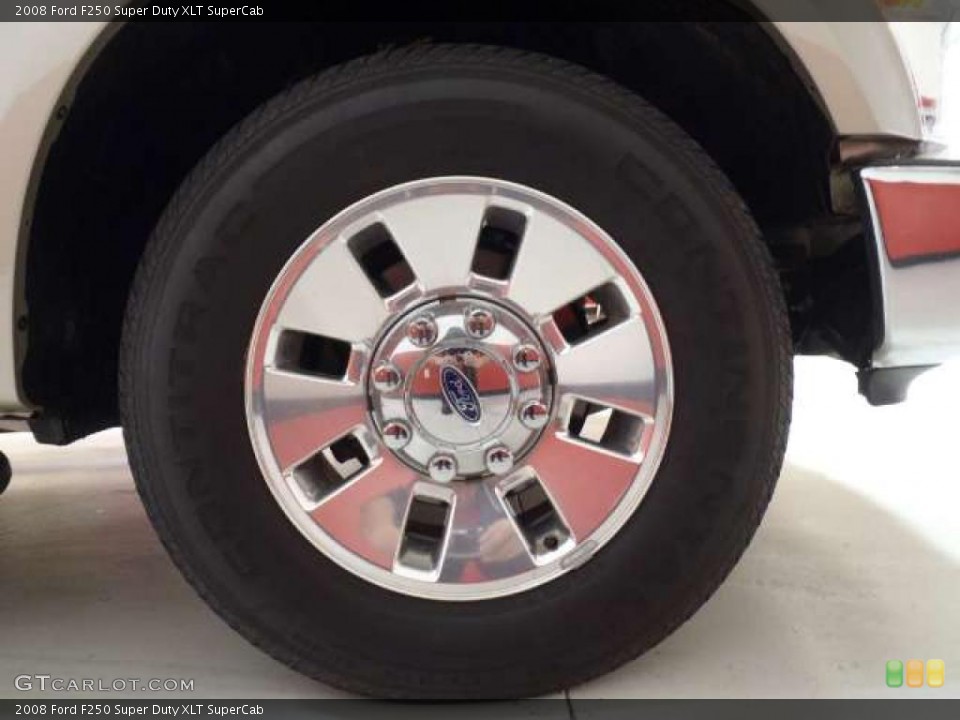 2008 Ford F250 Super Duty XLT SuperCab Wheel and Tire Photo #44960800