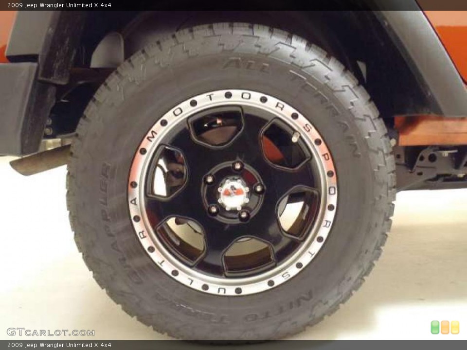 2009 Jeep Wrangler Unlimited Custom Wheel and Tire Photo #44962349
