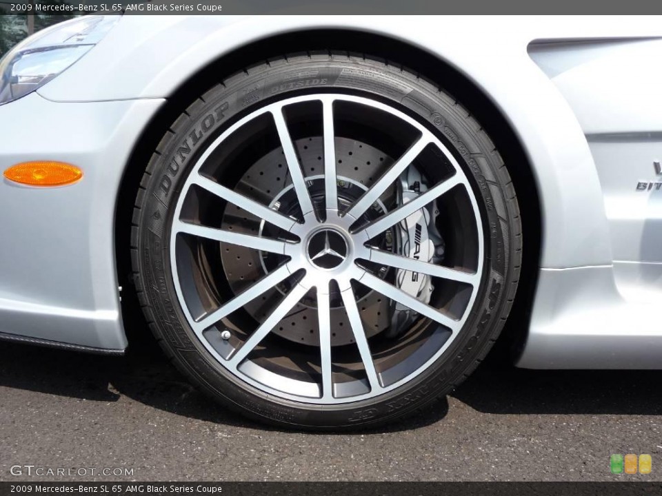 2009 Mercedes-Benz SL 65 AMG Black Series Coupe Wheel and Tire Photo #44968913