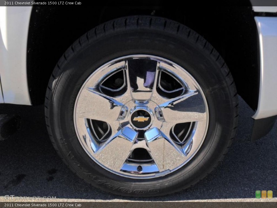 2011 Chevrolet Silverado 1500 LTZ Crew Cab Wheel and Tire Photo #44971750