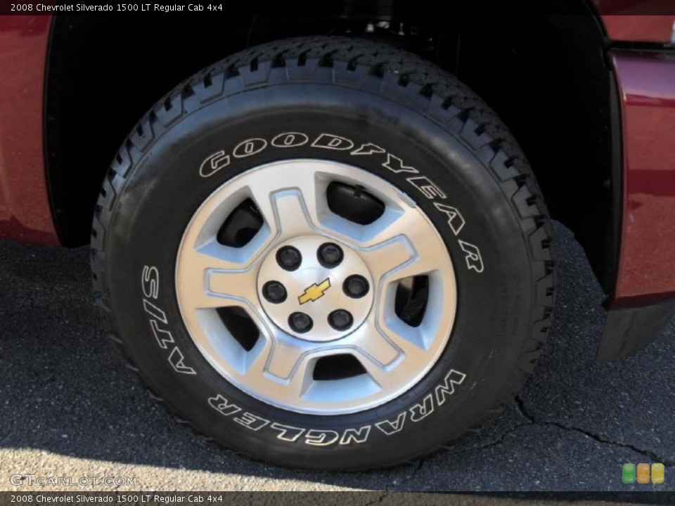 2008 Chevrolet Silverado 1500 LT Regular Cab 4x4 Wheel and Tire Photo #44974181
