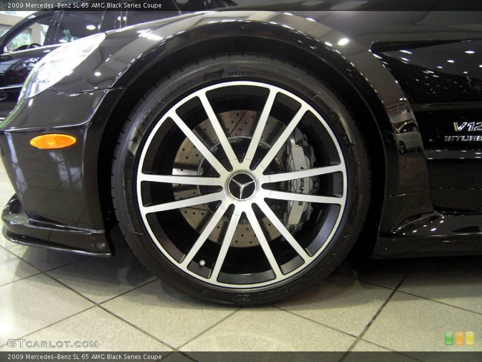 2009 Mercedes-Benz SL 65 AMG Black Series Coupe Wheel and Tire Photo #44974994