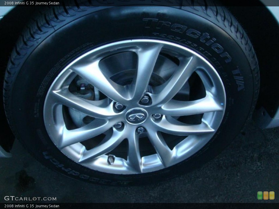 2008 Infiniti G 35 Journey Sedan Wheel and Tire Photo #44984594