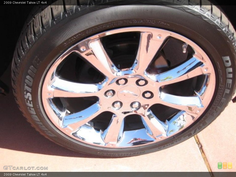 2009 Chevrolet Tahoe Custom Wheel and Tire Photo #44985746