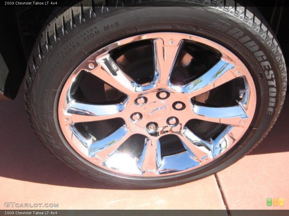 2009 Chevrolet Tahoe Custom Wheel and Tire Photo #44985754