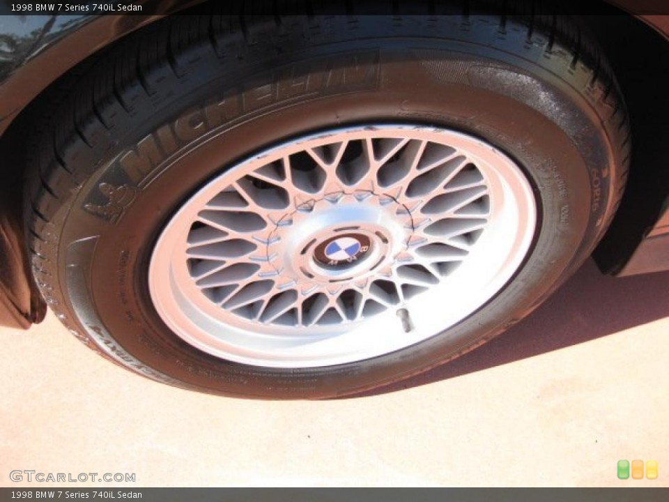 1998 BMW 7 Series 740iL Sedan Wheel and Tire Photo #44986654