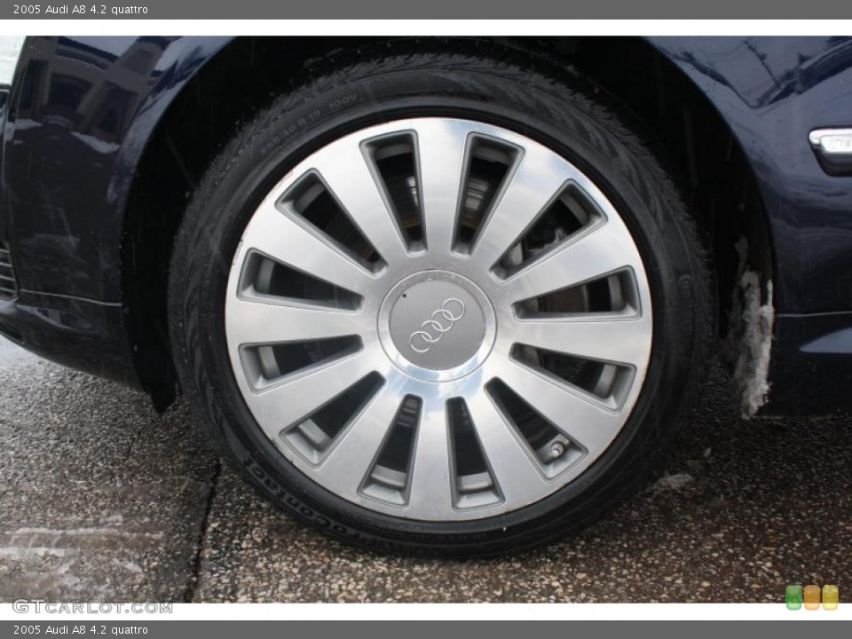 2005 Audi A8 4.2 quattro Wheel and Tire Photo #44992022