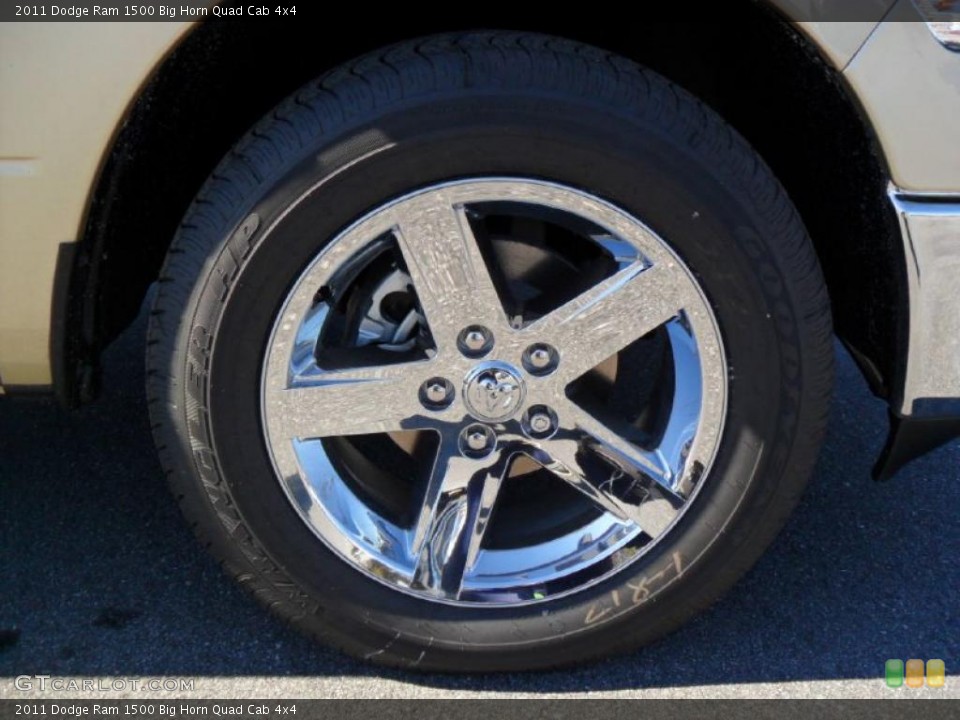 2011 Dodge Ram 1500 Big Horn Quad Cab 4x4 Wheel and Tire Photo #44993542