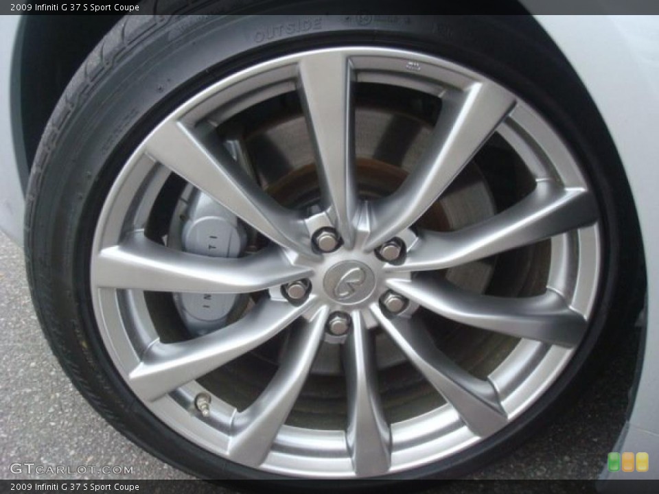 2009 Infiniti G 37 S Sport Coupe Wheel and Tire Photo #44996978