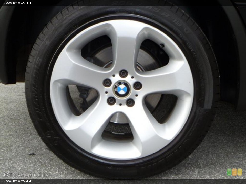 2006 BMW X5 4.4i Wheel and Tire Photo #45000006