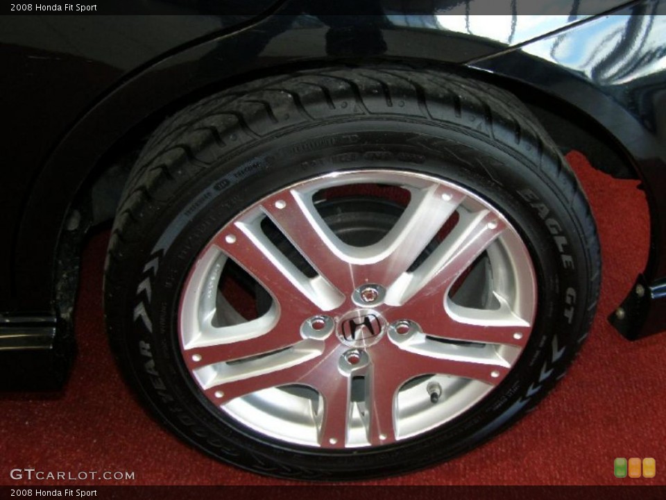 2008 Honda Fit Sport Wheel and Tire Photo #45000162