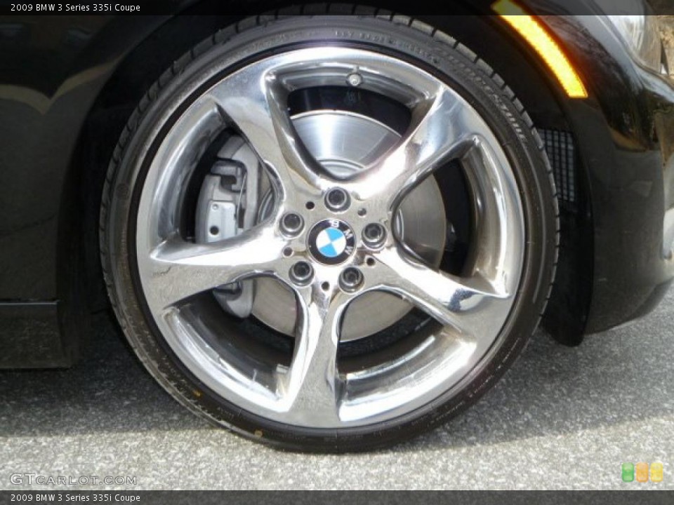 2009 BMW 3 Series 335i Coupe Wheel and Tire Photo #45000362