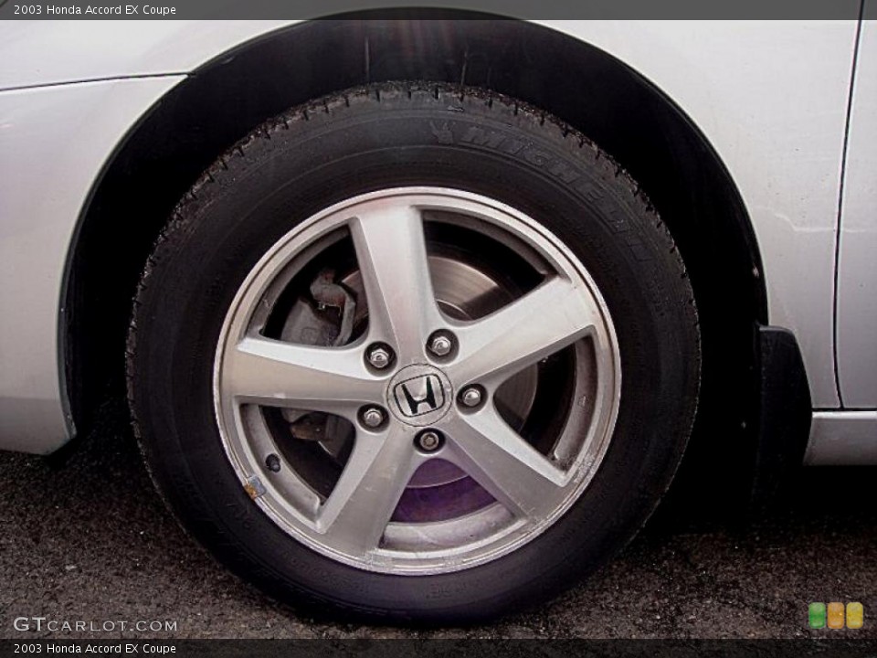 2003 Honda Accord EX Coupe Wheel and Tire Photo #45002816