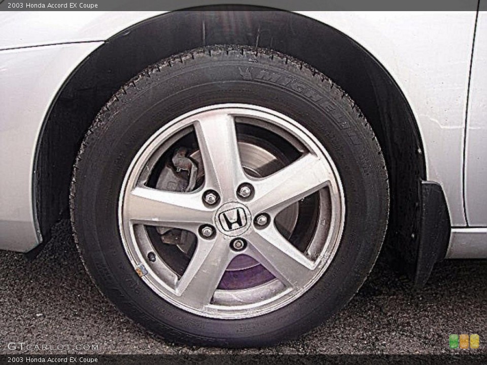 2003 Honda Accord EX Coupe Wheel and Tire Photo #45002828