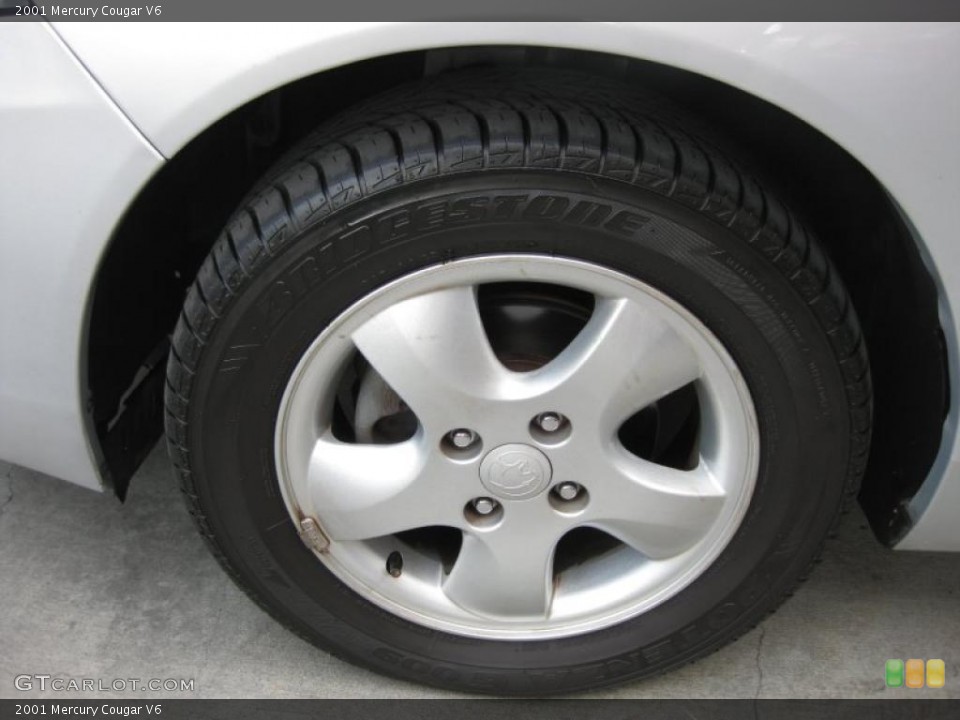 2001 Mercury Cougar V6 Wheel and Tire Photo #45004520