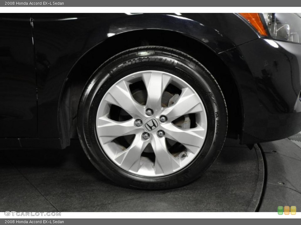 2008 Honda Accord EX-L Sedan Wheel and Tire Photo #45007452