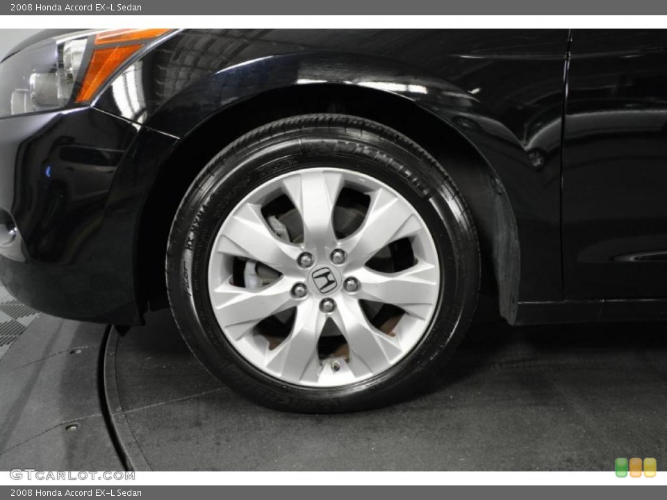 2008 Honda Accord EX-L Sedan Wheel and Tire Photo #45007464