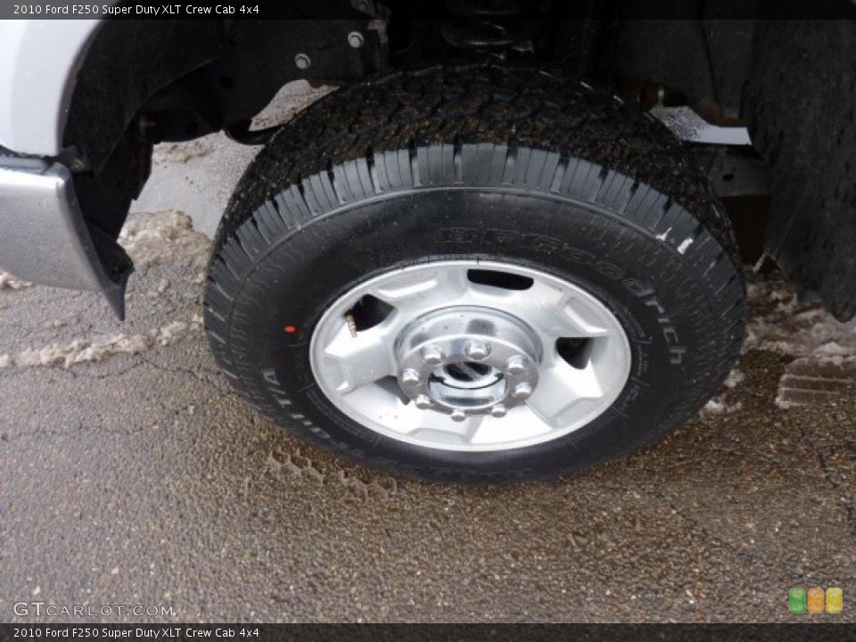 2010 Ford F250 Super Duty XLT Crew Cab 4x4 Wheel and Tire Photo #45008797