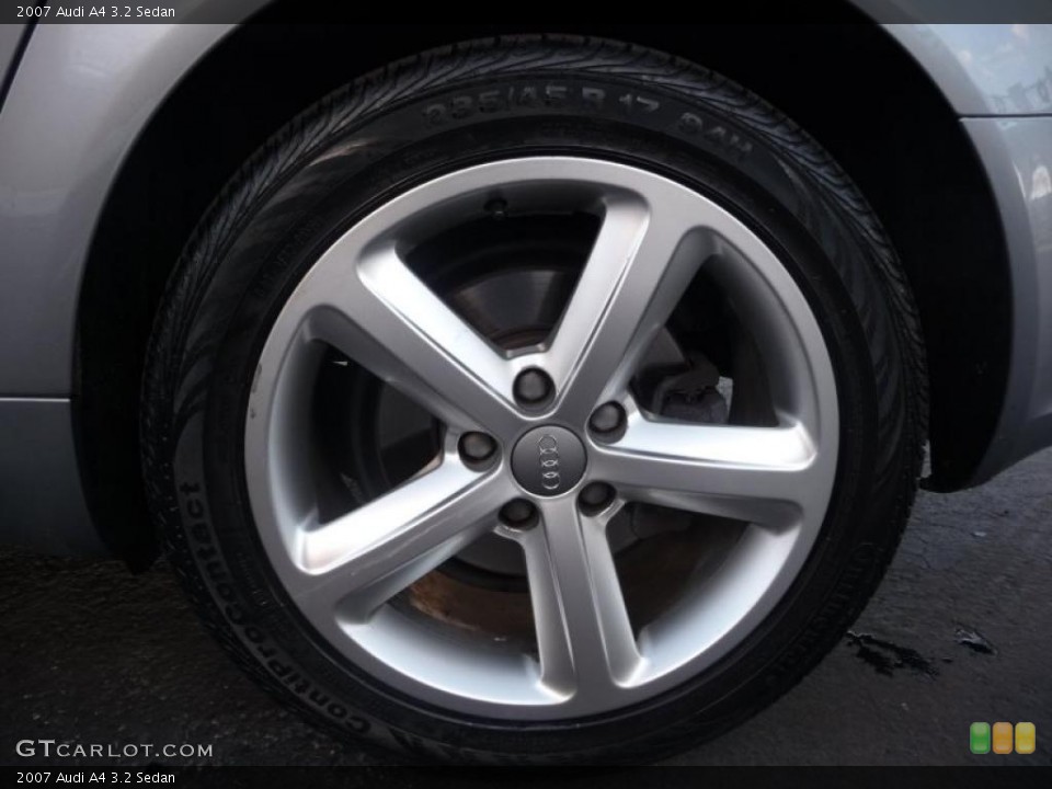 2007 Audi A4 3.2 Sedan Wheel and Tire Photo #45009265