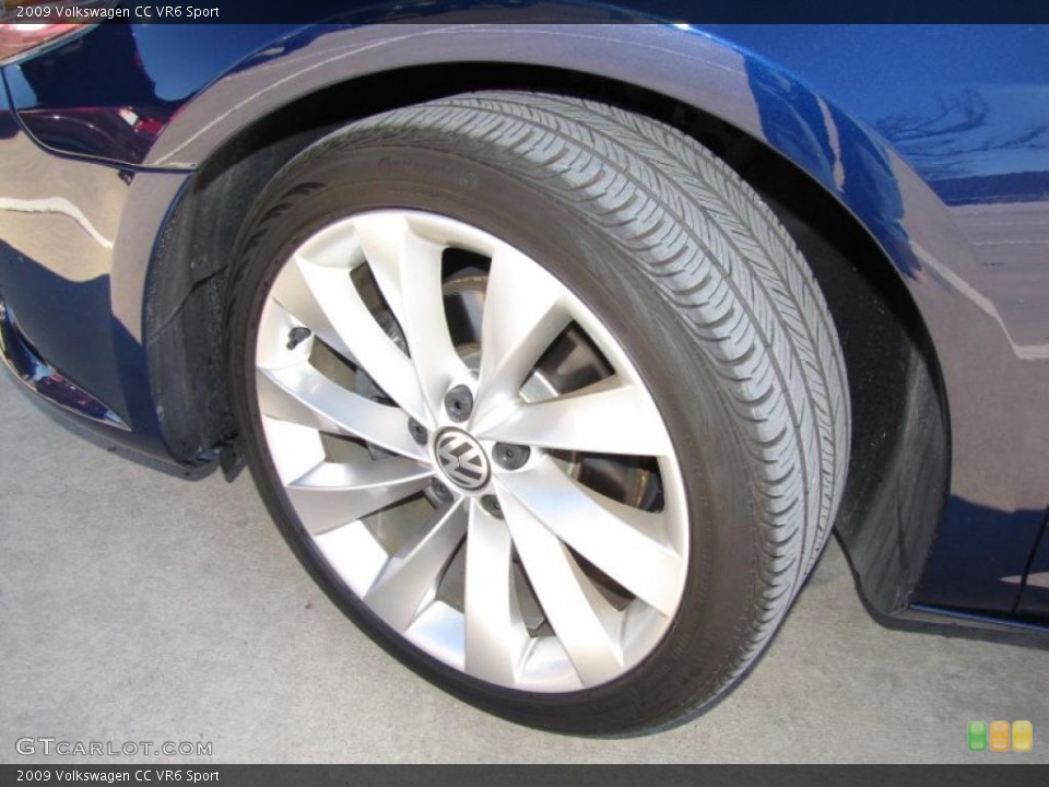 2009 Volkswagen CC VR6 Sport Wheel and Tire Photo #45016398