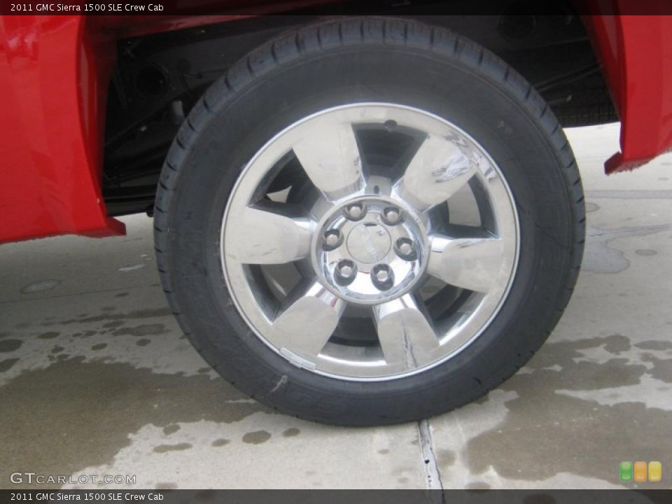 2011 GMC Sierra 1500 SLE Crew Cab Wheel and Tire Photo #45017452