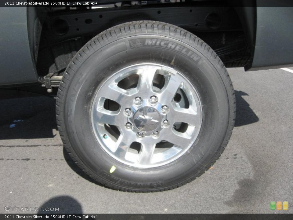2011 Chevrolet Silverado 2500HD LT Crew Cab 4x4 Wheel and Tire Photo #45017716