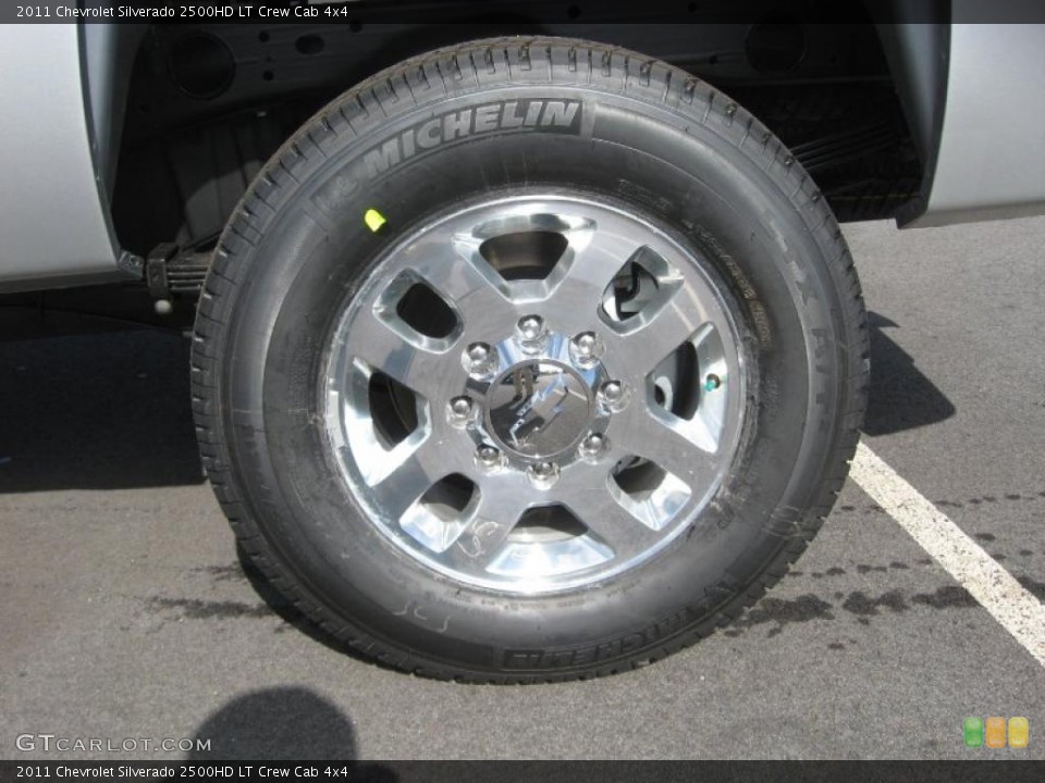 2011 Chevrolet Silverado 2500HD LT Crew Cab 4x4 Wheel and Tire Photo #45017788