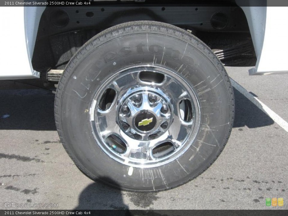 2011 Chevrolet Silverado 2500HD Crew Cab 4x4 Wheel and Tire Photo #45017860