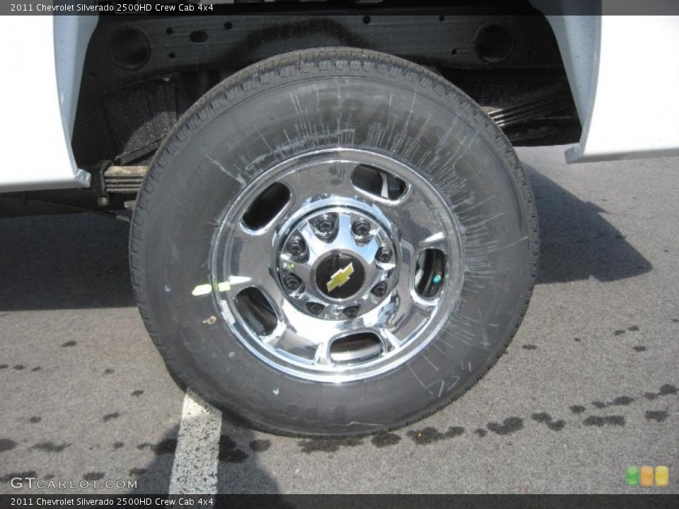 2011 Chevrolet Silverado 2500HD Crew Cab 4x4 Wheel and Tire Photo #45017932