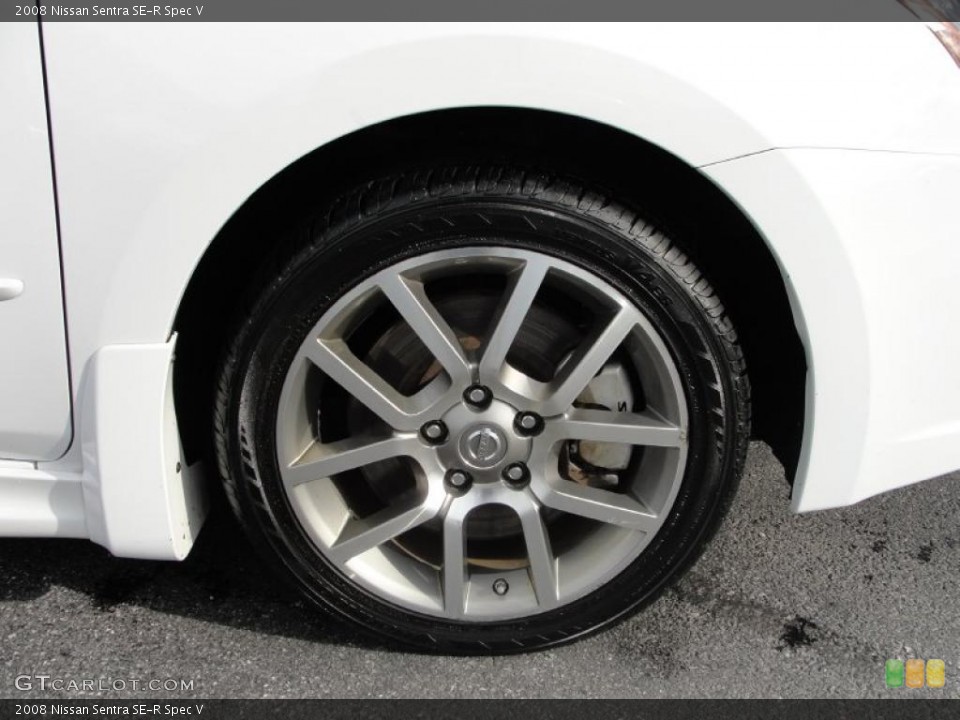 2008 Nissan Sentra SE-R Spec V Wheel and Tire Photo #45023121