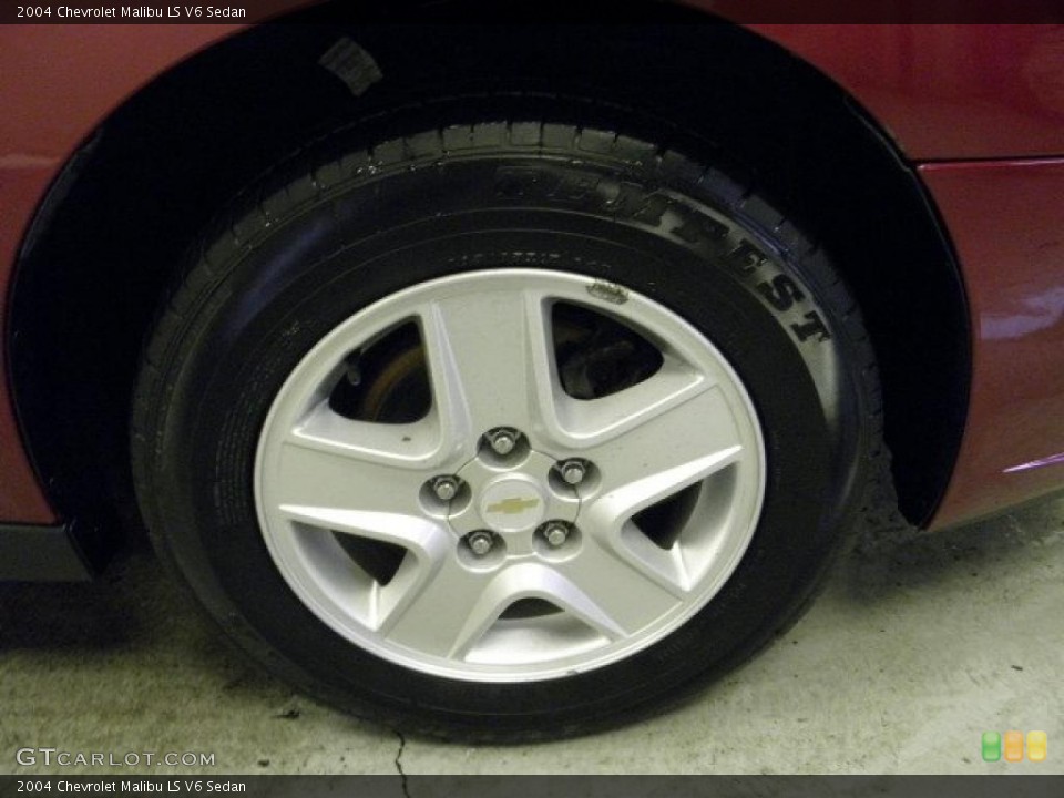 2004 Chevrolet Malibu LS V6 Sedan Wheel and Tire Photo #45024863