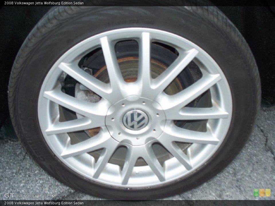 2008 Volkswagen Jetta Wolfsburg Edition Sedan Wheel and Tire Photo #45030522