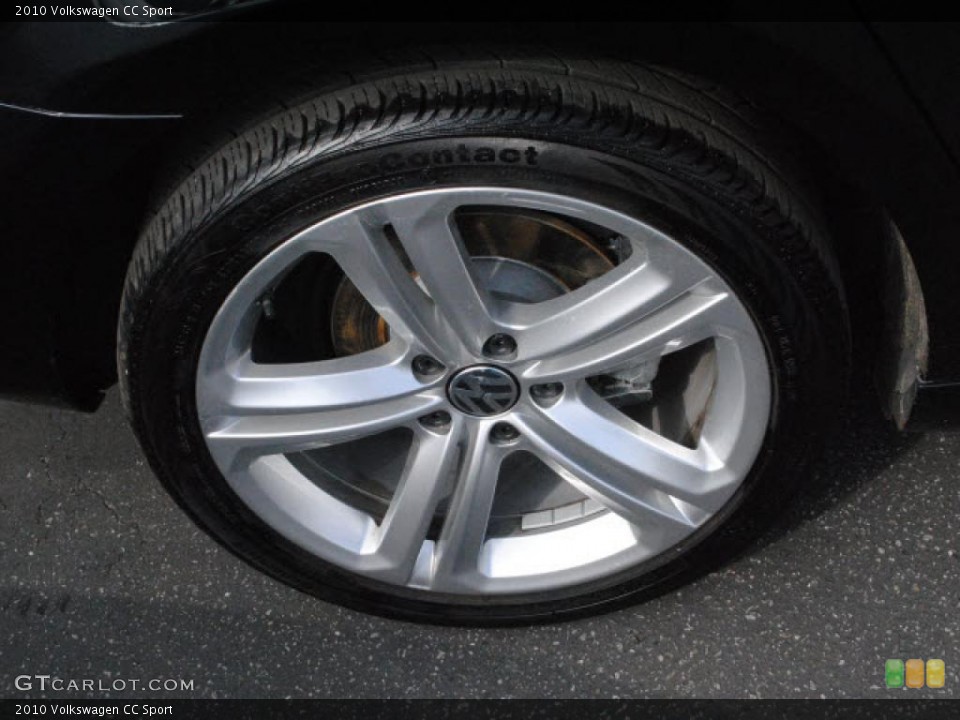 2010 Volkswagen CC Sport Wheel and Tire Photo #45036517