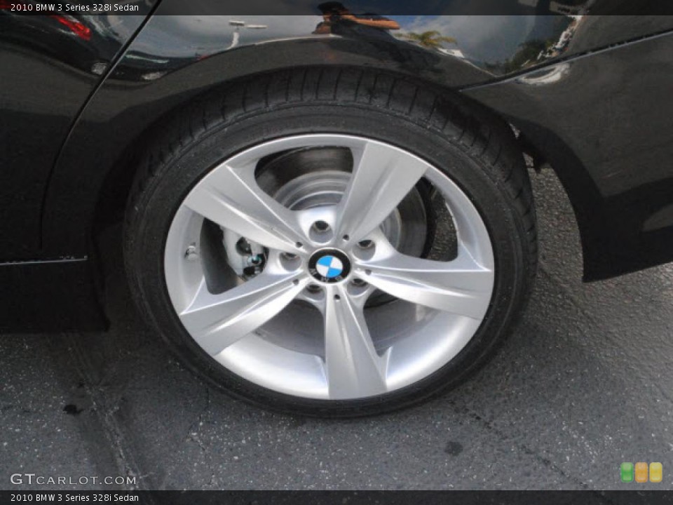 2010 BMW 3 Series 328i Sedan Wheel and Tire Photo #45036905
