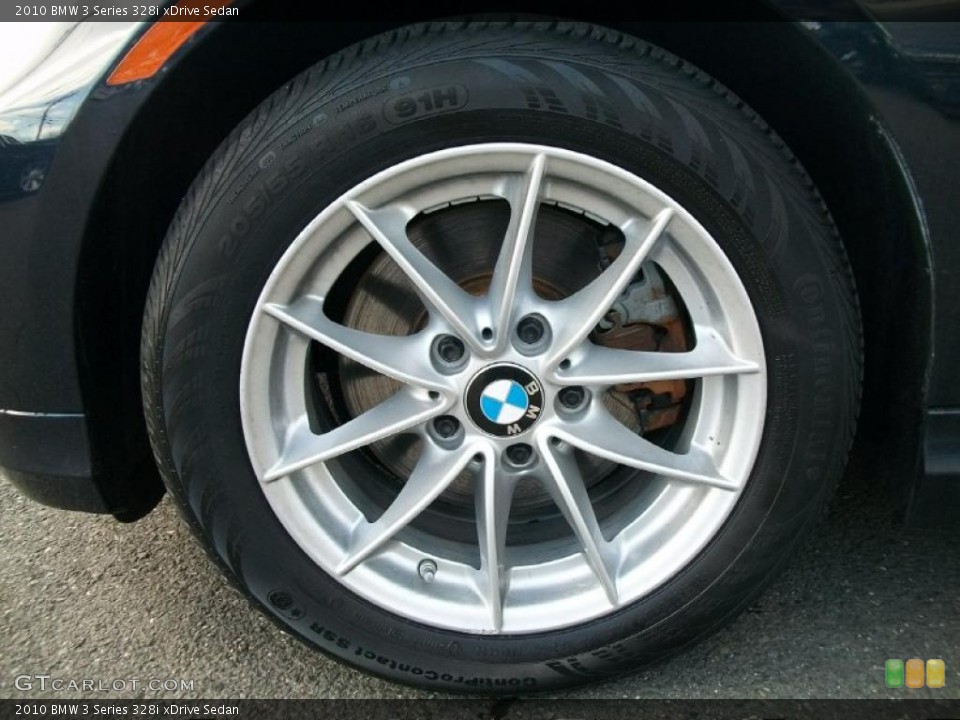 2010 BMW 3 Series 328i xDrive Sedan Wheel and Tire Photo #45039437