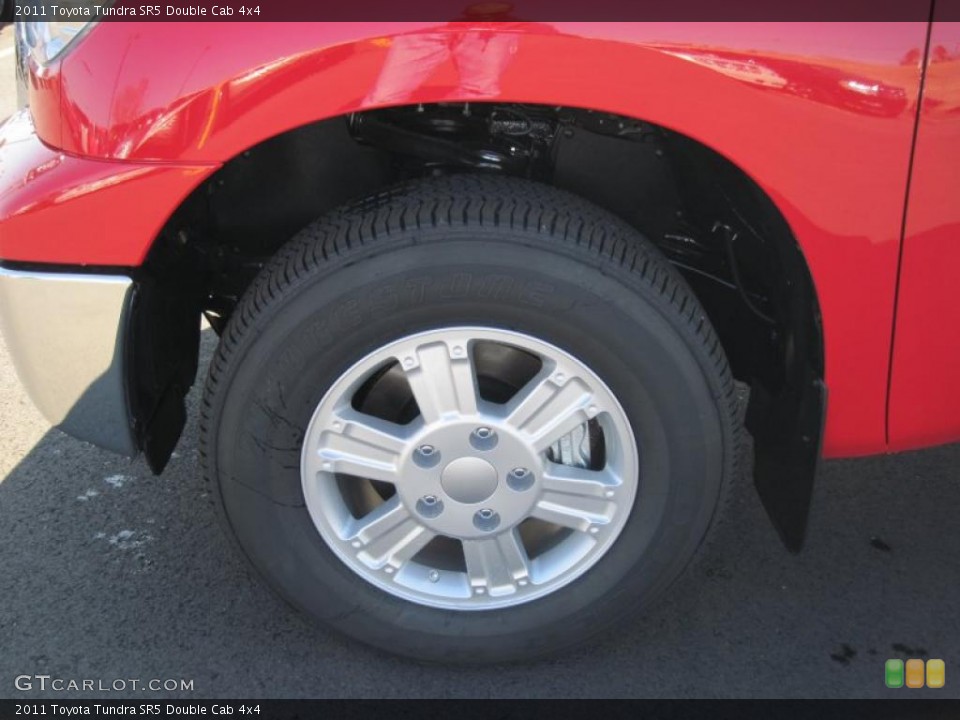 2011 Toyota Tundra SR5 Double Cab 4x4 Wheel and Tire Photo #45052811