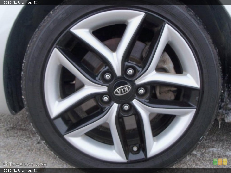 2010 Kia Forte Koup SX Wheel and Tire Photo #45053129