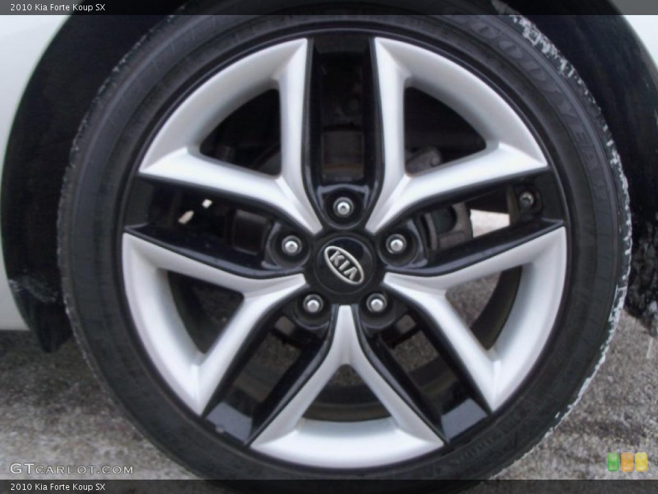 2010 Kia Forte Koup SX Wheel and Tire Photo #45053145