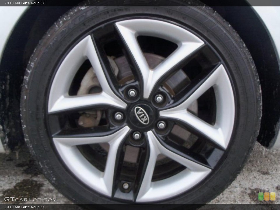 2010 Kia Forte Koup SX Wheel and Tire Photo #45053177