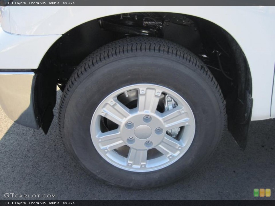 2011 Toyota Tundra SR5 Double Cab 4x4 Wheel and Tire Photo #45053833