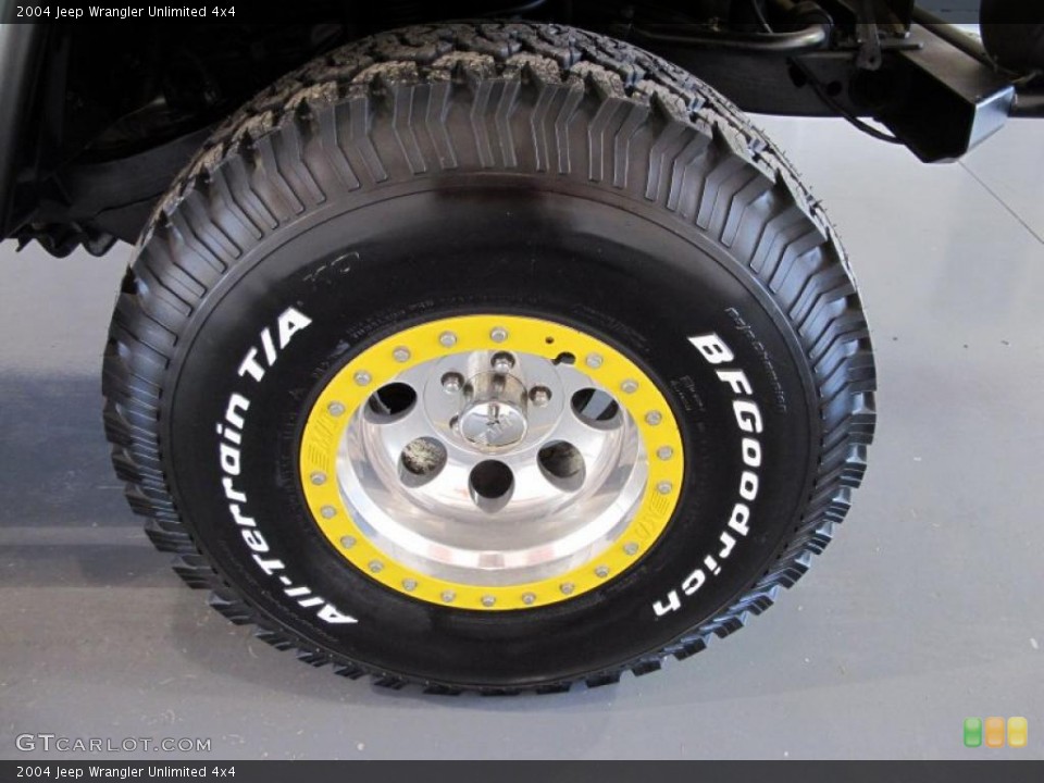 2004 Jeep Wrangler Custom Wheel and Tire Photo #45054333
