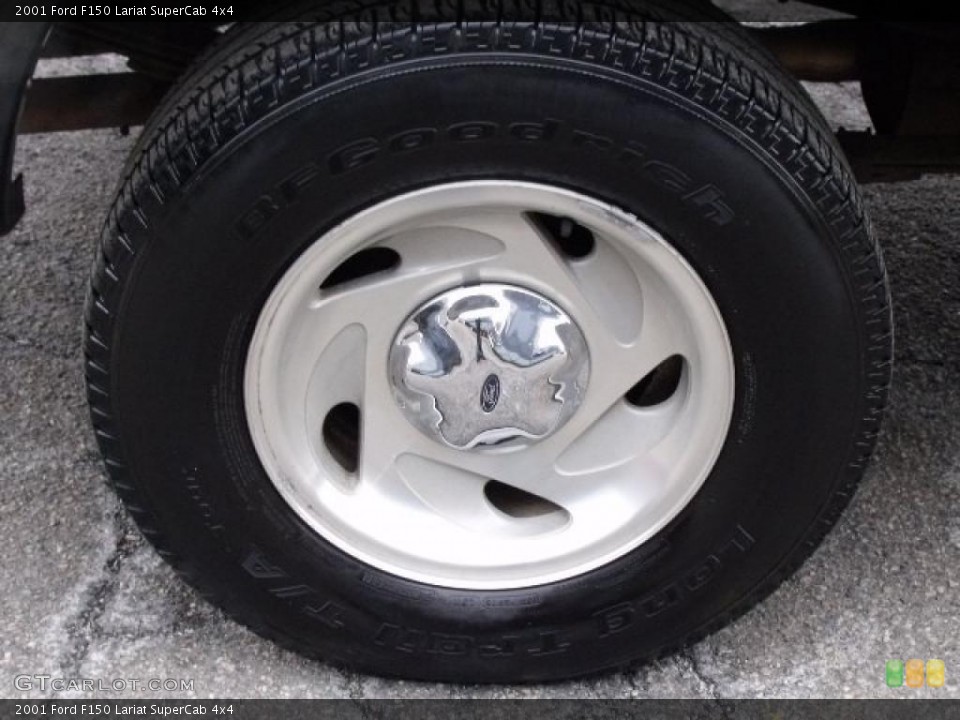 2001 Ford F150 Lariat SuperCab 4x4 Wheel and Tire Photo #45060197