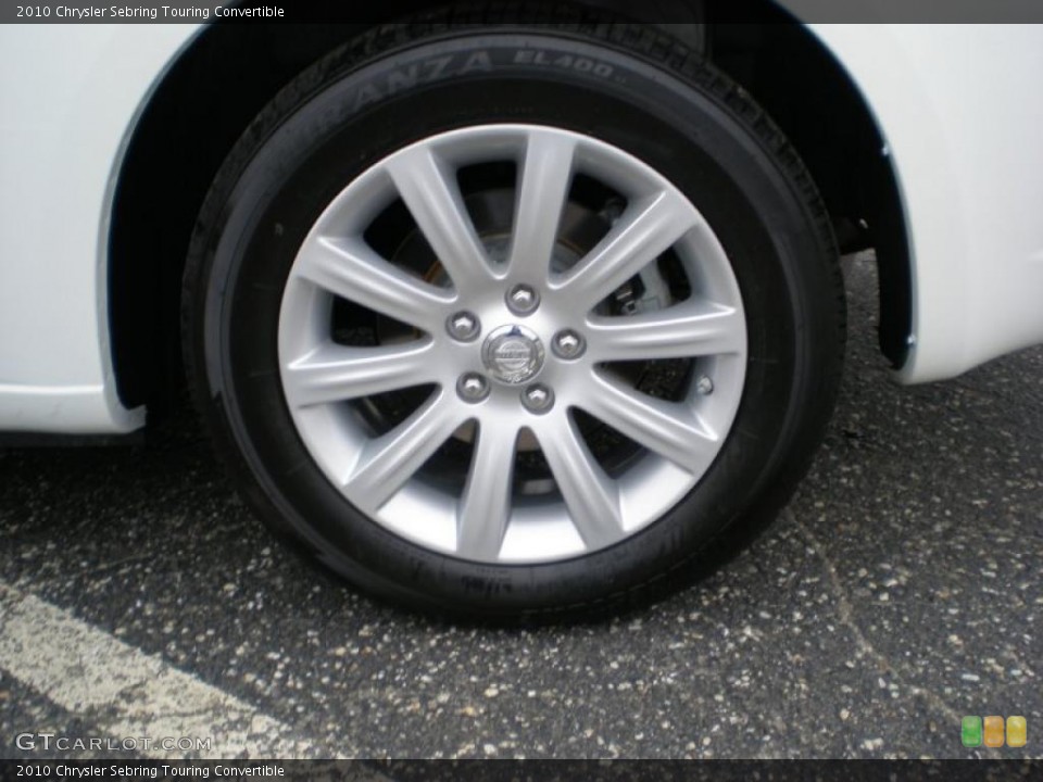 2010 Chrysler Sebring Touring Convertible Wheel and Tire Photo #45064845