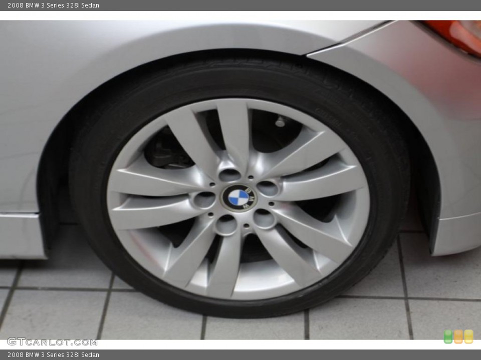 2008 BMW 3 Series 328i Sedan Wheel and Tire Photo #45065545