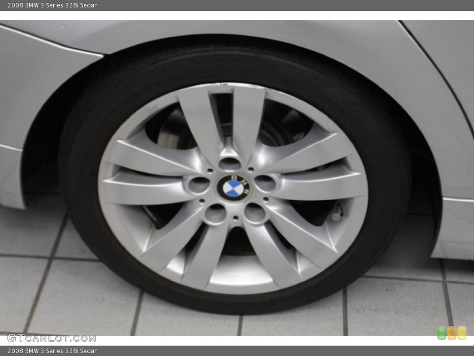 2008 BMW 3 Series 328i Sedan Wheel and Tire Photo #45065569