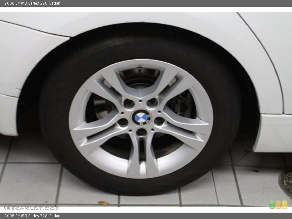 2008 BMW 3 Series 328i Sedan Wheel and Tire Photo #45066581