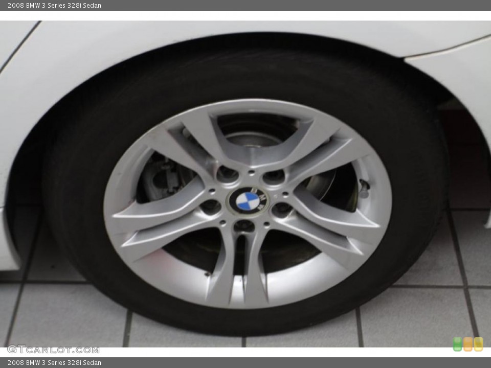 2008 BMW 3 Series 328i Sedan Wheel and Tire Photo #45066669