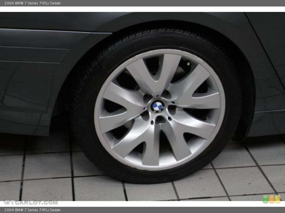 2004 BMW 7 Series 745Li Sedan Wheel and Tire Photo #45072733